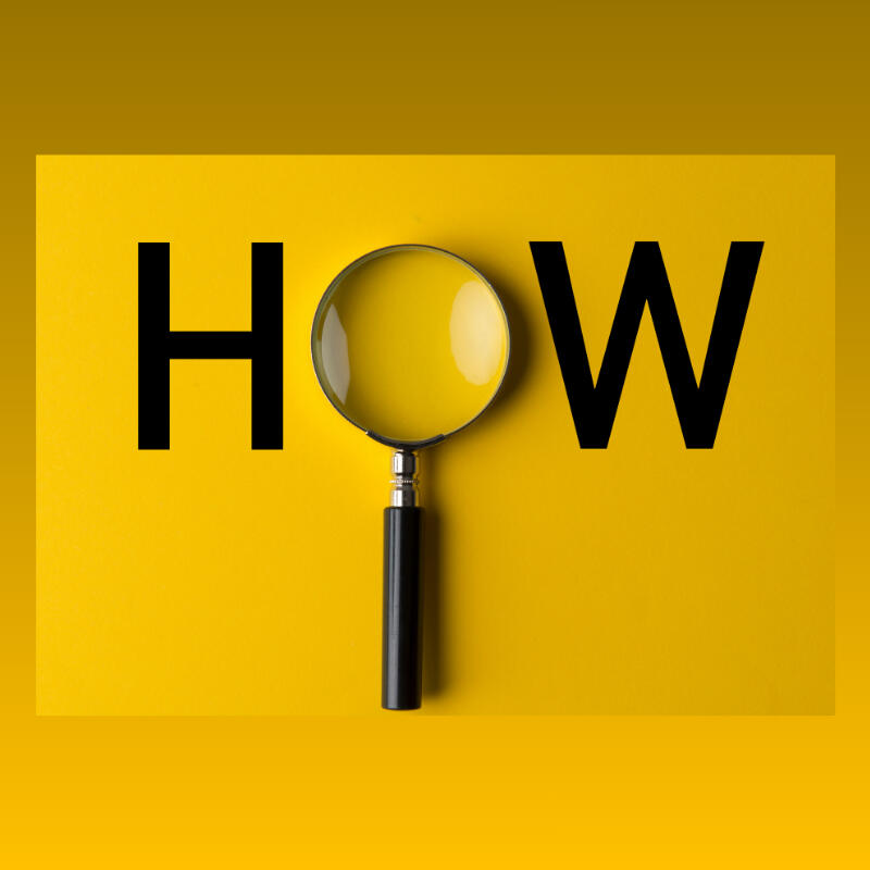 the words HOW with a magnifying glass - 4GREATSLEEP Review